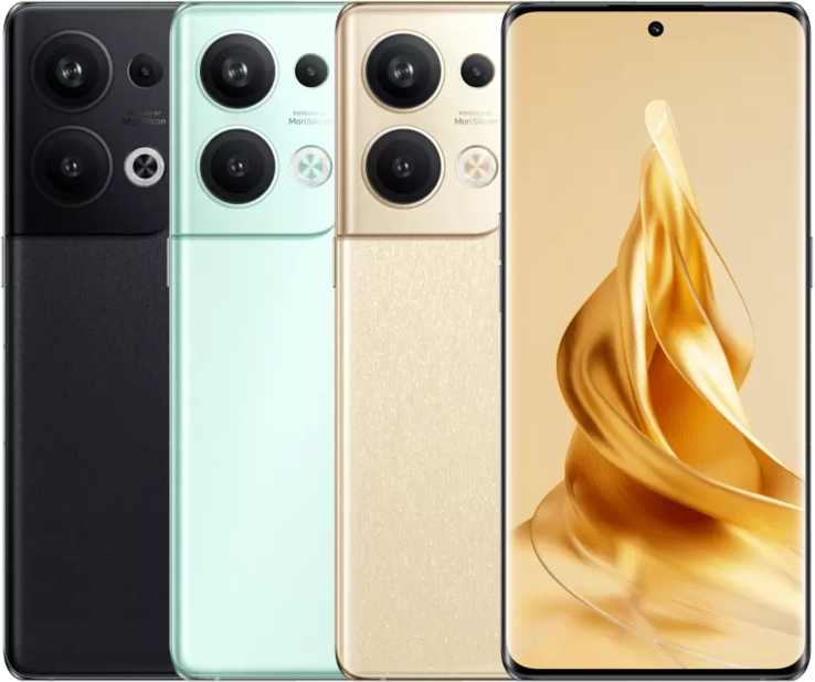 Les nouvelles options de couleurs du Reno9 Pro Plus. (Source : OPPO)