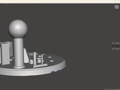Diamètre de la boule Scanbench mesuré dans MeshMixer