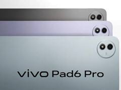 Le Vivo Pad6 Pro dans ses trois couleurs de lancement.