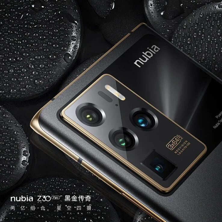 Le Z30 Pro est disponible en noir, en argent ou en couleur "Black Gold Legend". (Source : Nubia)
