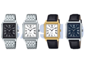 De gauche à droite, Casio MTP-B190D-1BV, MTP-B190D-7BV, MTP-B190GL-7BV et MTP-B190L-2BV. (Source de l'image : Casio)