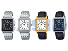 De gauche à droite, Casio MTP-B190D-1BV, MTP-B190D-7BV, MTP-B190GL-7BV et MTP-B190L-2BV. (Source de l&#039;image : Casio)
