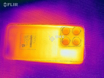 Verso de la carte thermique