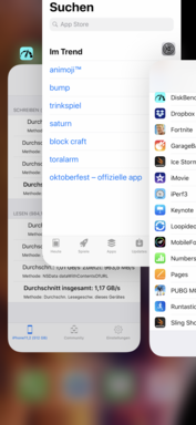 iPhone XS - Nouvelle fonctionnalité multitâche.