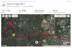 GPS Garmin Edge 500: vue générale.