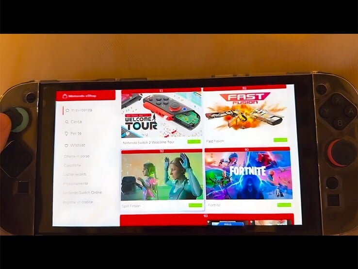 Performances de l'eShop de la Nintendo Switch 2 (Source de l'image : capture d'écran, Switch 2 subreddit)