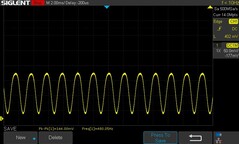 0 % de luminosité : 480.05 Hz PWM