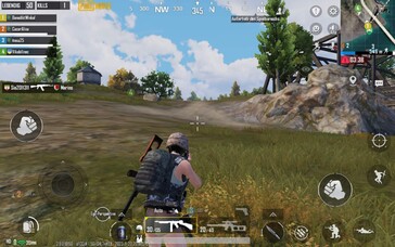 PUBG Mobile sur la Samsung Galaxy Tab S9 FE