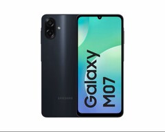 Le Samsung Galaxy M07 est équipé d'un SoC MediaTek Helio G99 (Image source : Samsung)