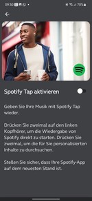 Onglet Spotify