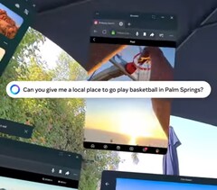 Antony Hamilton Jr essaie l'IA de Meta sur Quest (Source de l'image : Meta)