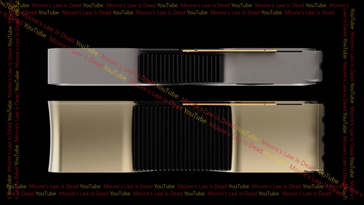 Refroidisseur Nvidia Titan Ada vs design de référence (image via Moore's Law is Dead)