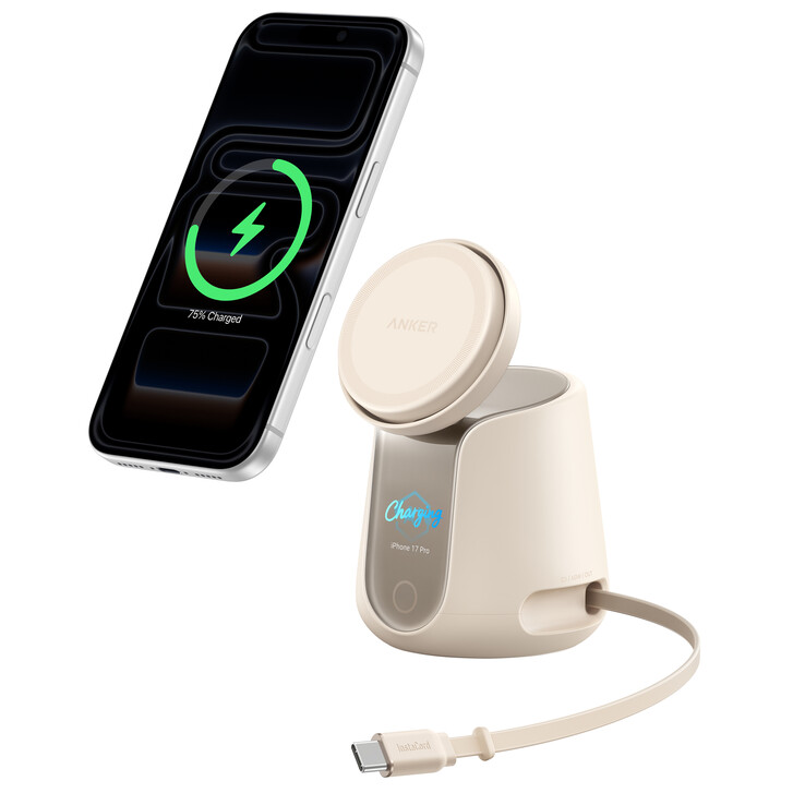 La version blanche du socle de recharge