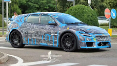 Le mulet d'essai EV de Ferrari (Source d'image : Derek Photography/Instagram)