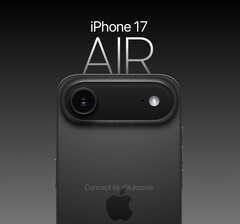rendu de l'iPhone 17 Air. (Source de l'image : Lukosis)