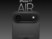 rendu de l'iPhone 17 Air. (Source de l'image : Lukosis)