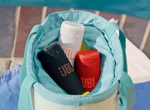 Le Grip est disponible en six couleurs vives, dont les trois présentées ici (Source de l'image : JBL)