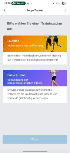 Amazfit Active 2 : Entraînement