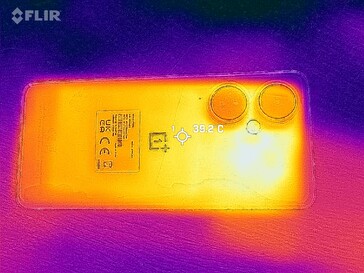 Carte thermique du dos