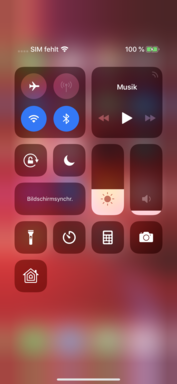 Le Control Center d'iOS 12.