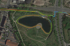 GPS Garmin Edge 500 - Autour du lac.