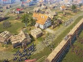 Une image illustrant un siège dans Knights of Honor II : Sovereign.