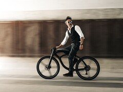 Le vélo électrique Noordung est équipé de capteurs de pollution atmosphérique, de haut-parleurs Bluetooth et d&#039;une batterie. (Image source : Noordung)