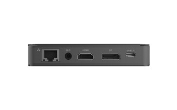 RJ45 (10/100/1000 Ethernet), port combiné casque/microphone, HDMI 2.0, DisplayPort 1.4, USB 3.1 (1 Type-C)