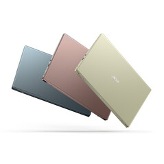 Acer Swift X - Options de couleurs. (Source d'image : Acer)