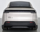 Le logo Tesla Model Y L est stylisé pour évoquer un SUV à trois rangées de sièges. (Source de l'image : MIIT)