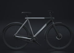 L'e-bike VanMoof S3 Aluminum en édition limitée a un cadre bicolore. (Image source : VanMoof)