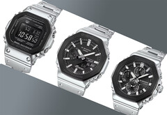 La série Full Metal G-Shock de Casio offre une autonomie illimitée grâce à ses modules Tough Solar. (Source de l&#039;image : Casio)