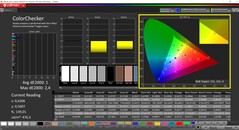 CalMAN ColorChecker calibré