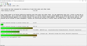 LatencyMon - Statistiques