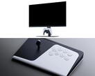 Écran de jeu PlayStation (en haut), bâton de combat FlexStrike (en bas).
