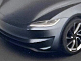L'avant de la Model 3 Ludicrous présumée (image : Nint/X)