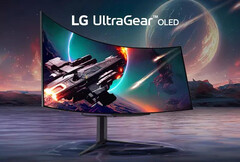 Le prix de l'UltraGear OLED 45GS96QB est identique à celui de son frère, malgré des entrées/sorties améliorées. (Source de l'image : LG)