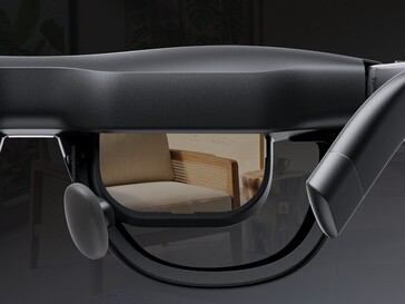 Écran OLED transparent.