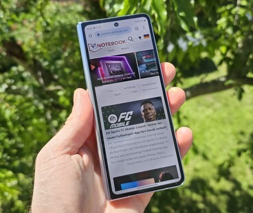 L'écran externe du Galaxy Z Fold5