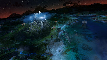 Une image montrant la carte du monde dans A Total War Saga: Troy.
