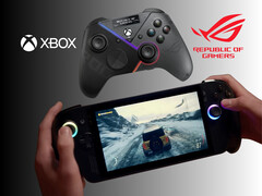 PC de jeu portable Asus ROG Xbox Ally X et manette ROG Raikiri Pro (Source de l&#039;image : Xbox Gaming, Asus, avec modifications)