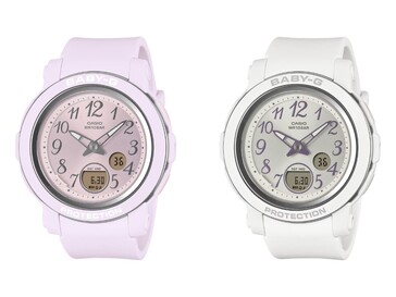 Les montres Casio G-Shock Baby-G BGA-290SA-6A (à gauche) et BGA-290SA-7A (à droite)