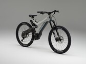 Le vélo électrique conceptuel Honda e-MTB est doté d'un cadre inhabituel avec un bras oscillant (source : Honda)