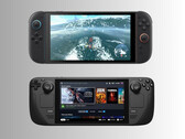 Comparaison de la Nintendo Switch 2 et de la Steam Deck (Image source : Nintendo of America, Valve)