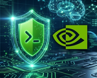 Logo OpenShell à côté du logo Nvidia