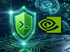 Logo OpenShell à côté du logo Nvidia