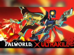 Une capture d'écran de l'annonce de Palworld x Ultrakill (source d'image : Palworld)