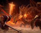 Une capture d'écran montrant des joueurs affrontant un seigneur de la nuit dans Elden Ring Nightreign (source : SteamDB)