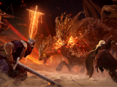 Une capture d&#039;écran montrant des joueurs affrontant un seigneur de la nuit dans Elden Ring Nightreign (source : SteamDB)