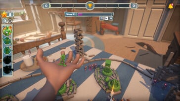 Sur l’image : une capture d’écran de gameplay de Toy Shire.